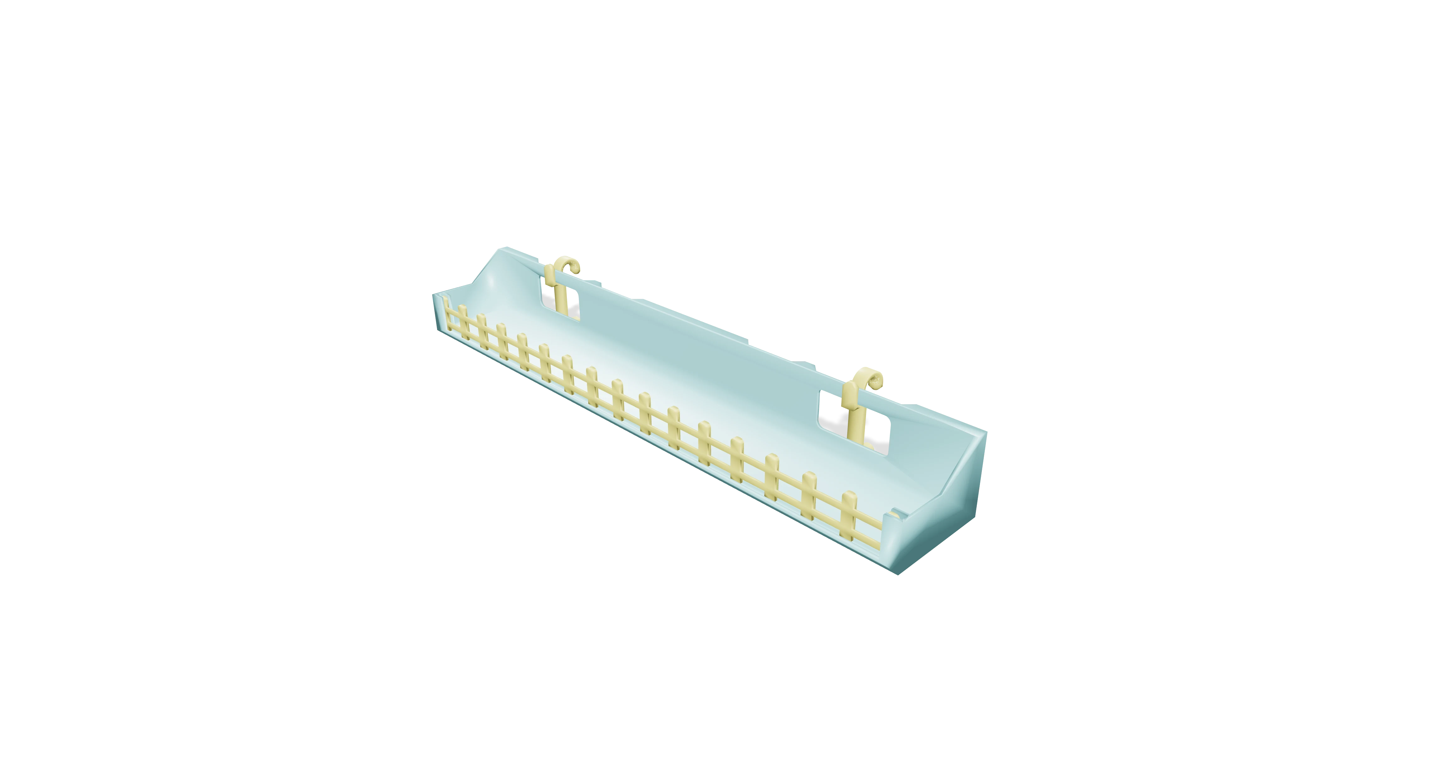 Sticker Display for IKEA Pegboard (size 25 cm) in 3D preview